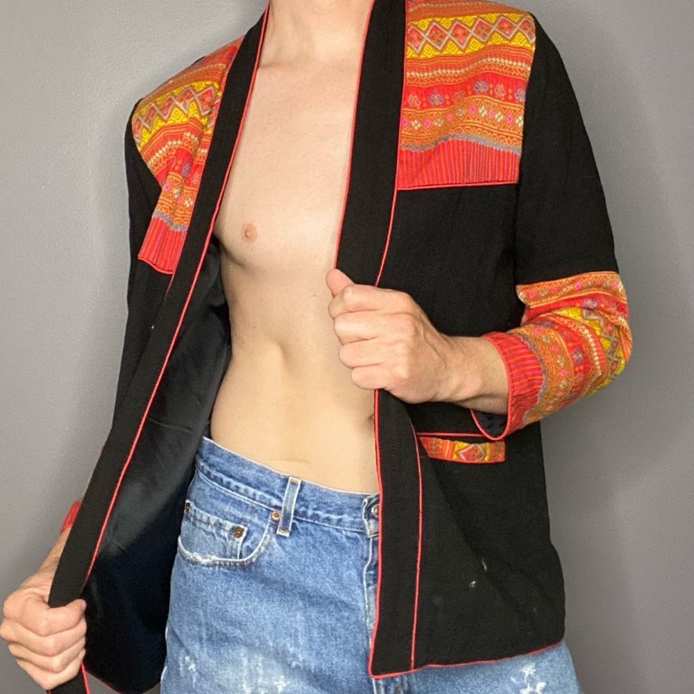 Vintage Bohemian Style party Blazer